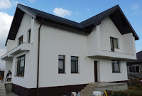 Aplicare Tencuiala Decorativa Baumit, Tencuiala Decorativa Soclu, Amenajari Fatada,  Firma de Constructii Bucuresti, Montare si Vopsire Sageac, Pret, www.manoperacasa.ro