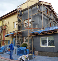 Firma Constructii Bucuresti, Reabilitare Termica, Polistiren Austrotherm Grafitat, Aplicare Tencuiala Decorativa Baumit, TRANSPORT GRATUIT