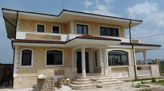 Firma Constructii Bucuresti, Placare Piatra Naturala, Fatada Casa, Montat Ancadramente si Profile Polistiren, Placare Marmura si Travertin, Exterior Fatada, Amenajari Exterioare, www.manoperacasa.ro