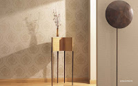 Tapet textil lux- colectia Moon de la Calcutta- montaj tapet lux